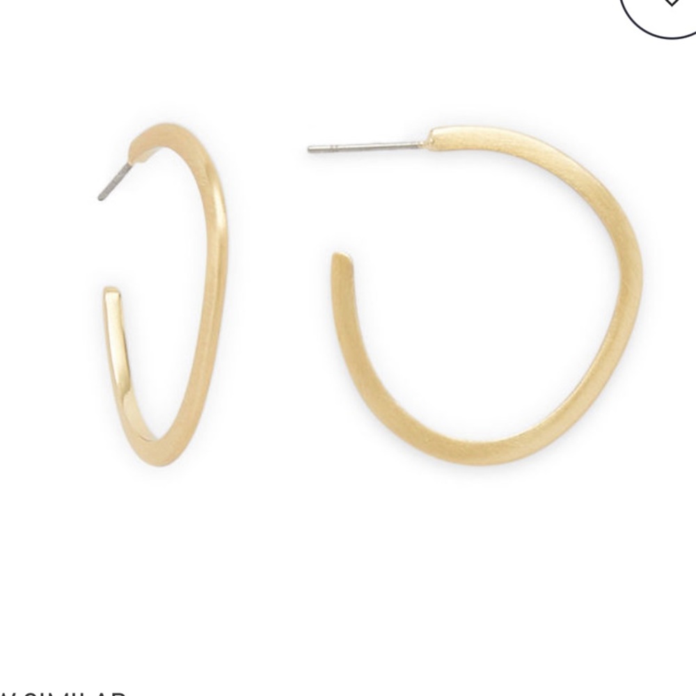 Ava Rose Chari Hoops Gold